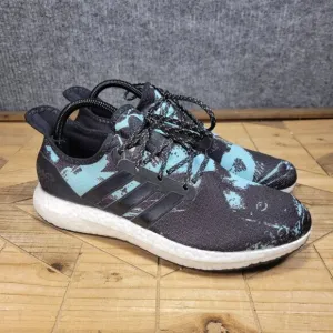 🔥 Adidas Parley x Speedfactory AM4 Black Blue Spirit Mens Shoes FV8177 Size 8.5