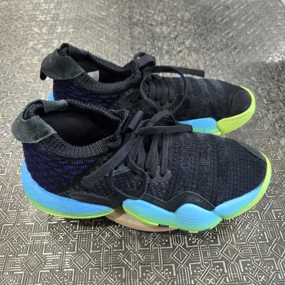 🐢 Men’s Adidas Trae Young 2 Trae-TL Solar Green Basketball Shoes Size 4
