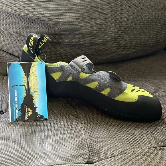 🇪🇸 New in box La Sportiva Tarantula Climbing boots shoes green gray black
