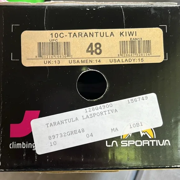 🇪🇸 New in box La Sportiva Tarantula Climbing boots shoes green gray black