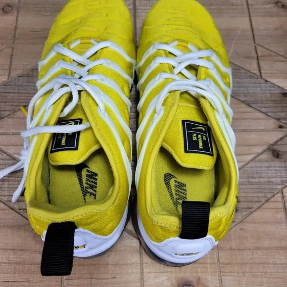 🔥 Nike Air Vapormax Plus Sunshine Yellow Womens 9 Running Shoes CU4907 700