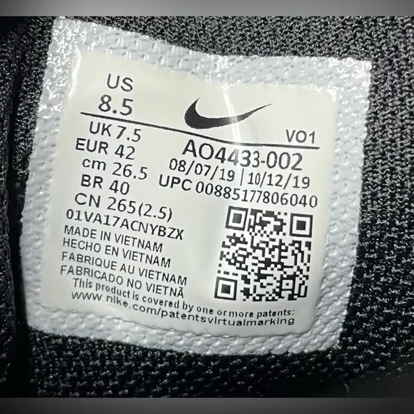 🏀 Nike LeBron Witness 3 Dark Grey AO4433-002 Mens Shoes size 8.5