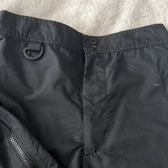 ⭐️ Raewiks lightweight waterproof ski pants rare Vintage black zip legs S