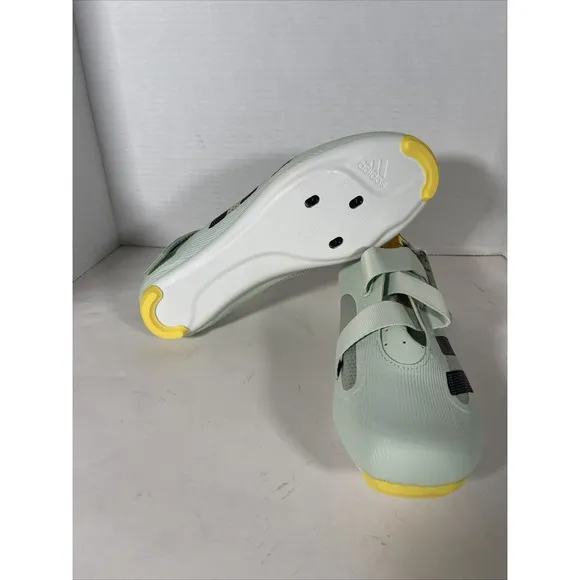 ($150) Adidas The Indoor Cycling Shoe Mens 9 / Womens 10 Green Yellow GX1668