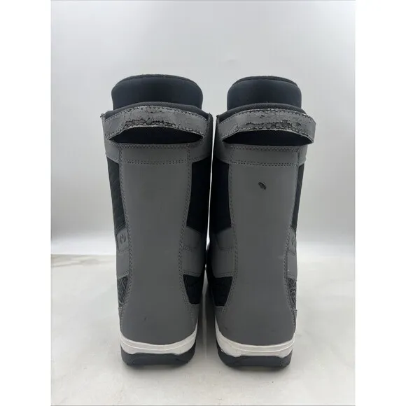 32 Thirty Two Ski Boots Mens Sz 10.5 Black Gray Snowboard STW Boa