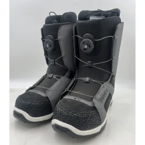 32 Thirty Two Ski Boots Mens Sz 10.5 Black Gray Snowboard STW Boa