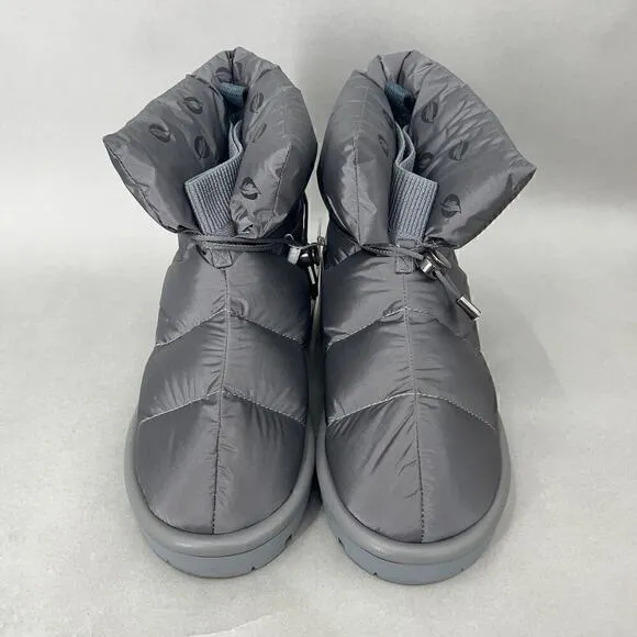 $342 Flufie Pillow Boots Womens 6 Metallic Goose Down Apres Ski Spacecore Snow