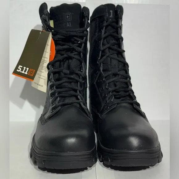 5.11 Tactical EVO 8'' Waterproof Side-Zip Tactical Boots, Black Men’s Size 6