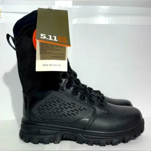 5.11 Tactical EVO 8'' Waterproof Side-Zip Tactical Boots, Black Men’s Size 6