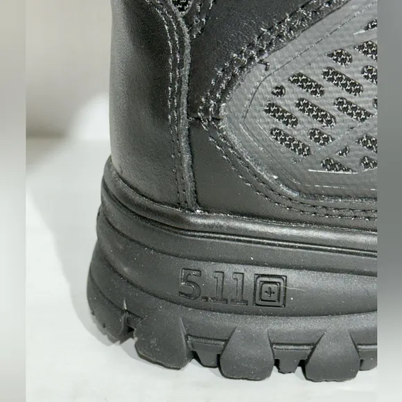 5.11 Tactical EVO 8'' Waterproof Side-Zip Tactical Boots, Black Men’s Size 6