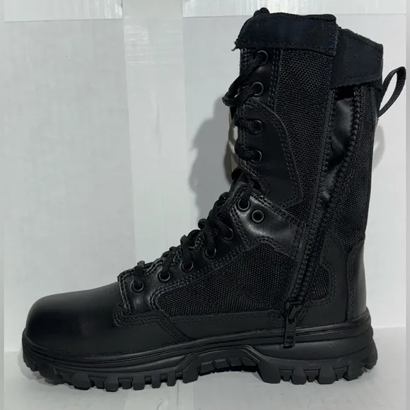 5.11 Tactical EVO 8'' Waterproof Side-Zip Tactical Boots, Black Men’s Size 6