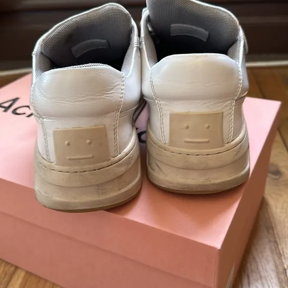 ACNE STUDIOS Velcro Sneaker Shoe White