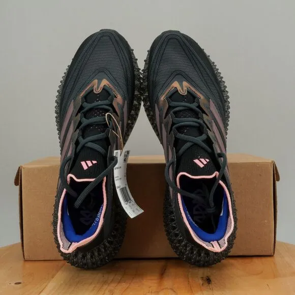 Adidas 4DFWD 4 Women's Size 9 Shoes Black Pink Low Top Athletic Sneakers NEW