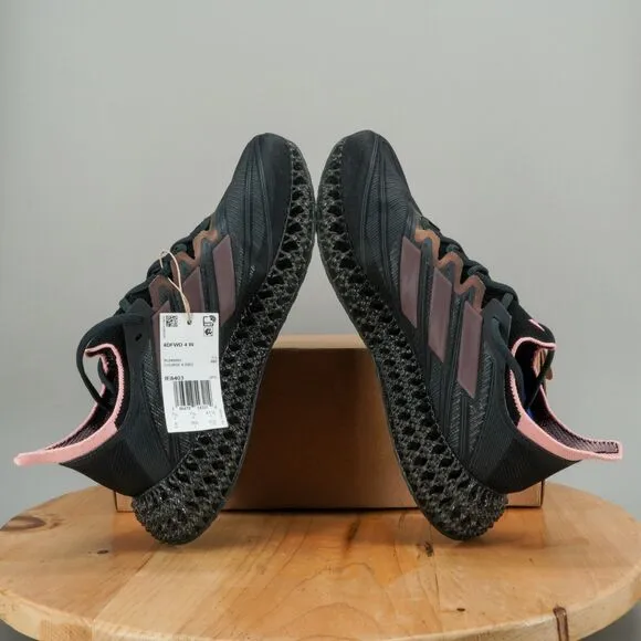 Adidas 4DFWD 4 Women's Size 9 Shoes Black Pink Low Top Athletic Sneakers NEW