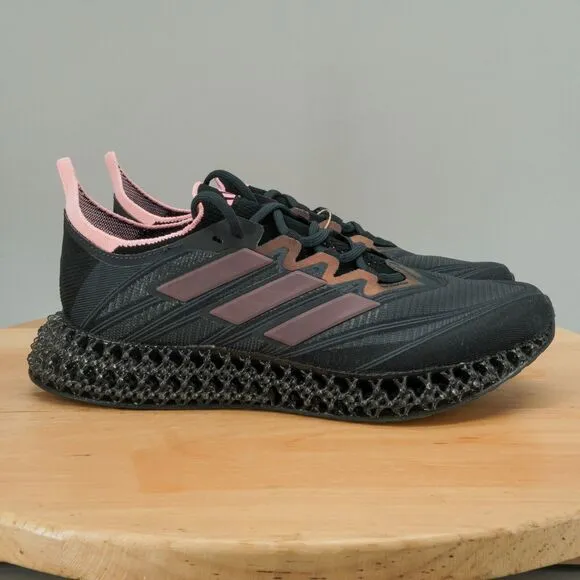 Adidas 4DFWD 4 Women's Size 9 Shoes Black Pink Low Top Athletic Sneakers NEW