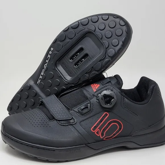 Adidas 5.10 Kestrel Pro Boa Black Red  BC0635 Cycling Bike Shoes Men Sz 8.5 New