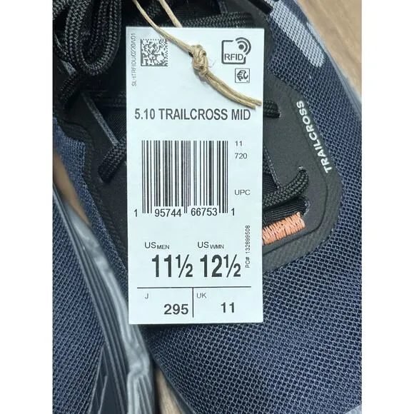 adidas 5.10 Trailcross Mid Cycling Mens Athletic Shoes Navy (IF4946) Size 11.5