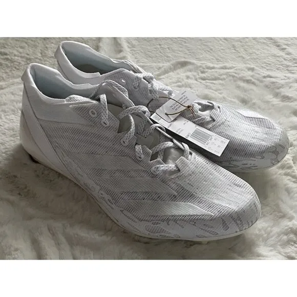 Adidas Adizero Electric Speed Juice Football Cleats White IE4413 Men's Size 12