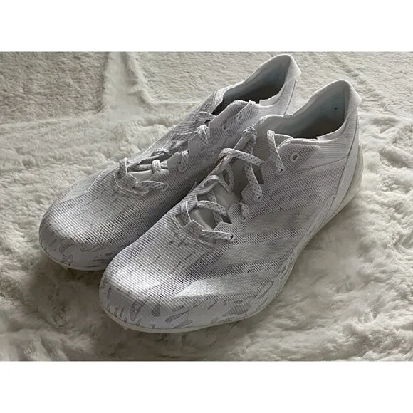 Adidas Adizero Electric Speed Juice Football Cleats White IE4413 Men's Size 12