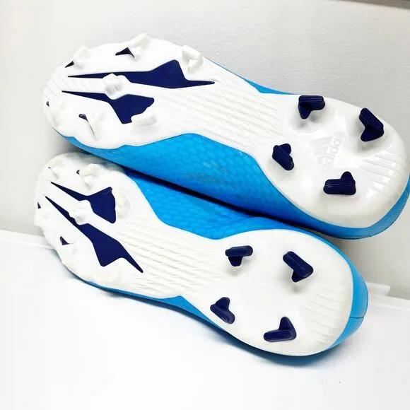 Adidas Adult X Speedflow.3 Blue Laceless Soccer Football Cleats Shoes Size 5.5