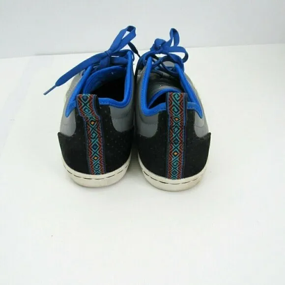 Adidas AR-D1 Low Top Shoes Men's Size 12 Leather‎ Lace Up Gray Blue Skate Casual