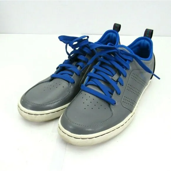 Adidas AR-D1 Low Top Shoes Men's Size 12 Leather‎ Lace Up Gray Blue Skate Casual