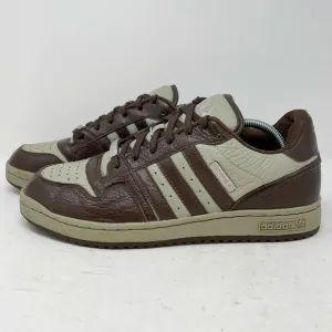 Adidas Brown Tan Leather Comptown ST Skate Shoes Mens Size 10.5