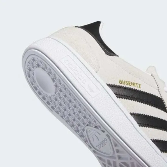 Adidas Busenitz Vintage Mens Suede Skate Shoes White IE3102 NEW Size 8.5