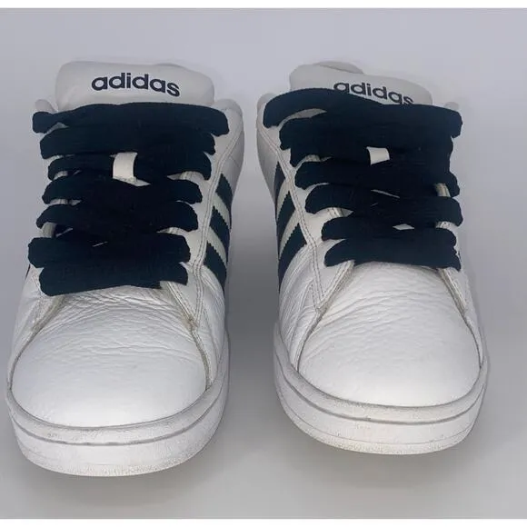 Adidas Campus SK Men's Size 8.5 Skate Shoes White Black Leather Sneakers
