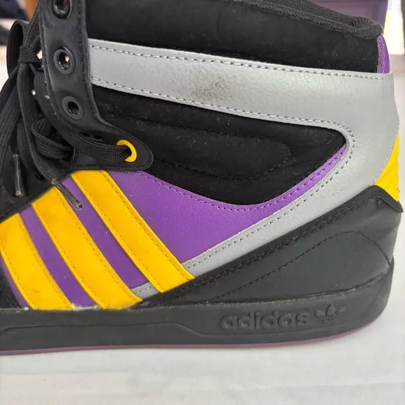 Adidas Court Attitude Mens Basketball Shoes Size 13 Athletic High Top Sneakers