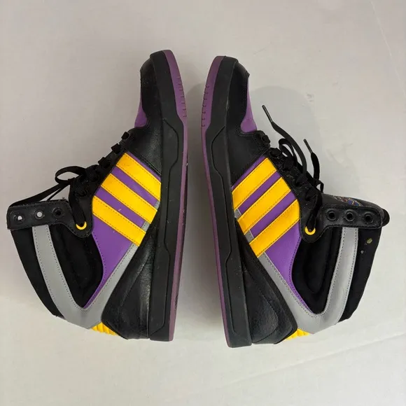 Adidas Court Attitude Mens Basketball Shoes Size 13 Athletic High Top Sneakers