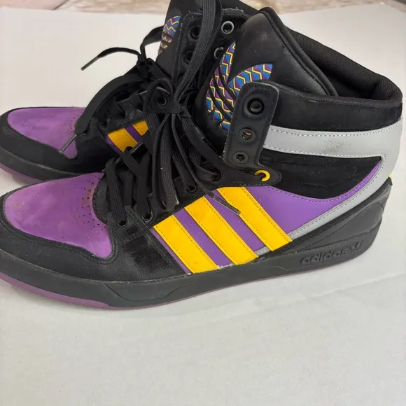Adidas Court Attitude Mens Basketball Shoes Size 13 Athletic High Top Sneakers
