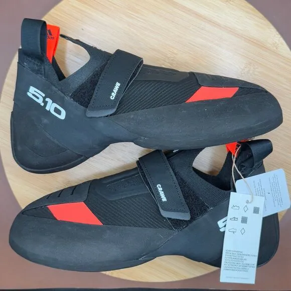 Adidas Crawe 5.10 Five Ten Climbing Shoes Black Men’s Size 12
