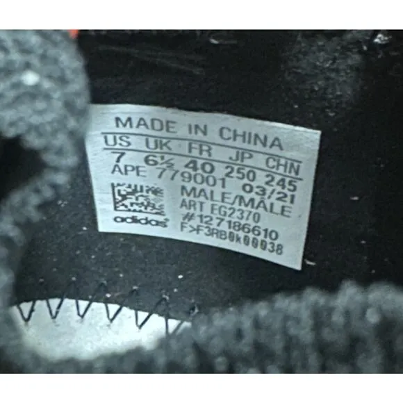 Adidas Crawe Indoor Climbing Black Sneakers Athletic Shoes (EG2370) Mens Sz 7