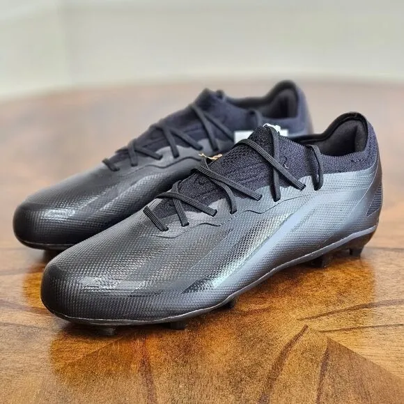Adidas Crazyfast.1 FG Soccer Shoes Cleats Boys 5Y Triple Black Messi IE6636 New