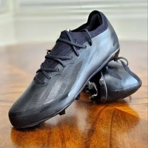 Adidas Crazyfast.1 FG Soccer Shoes Cleats Boys 5Y Triple Black Messi IE6636 New