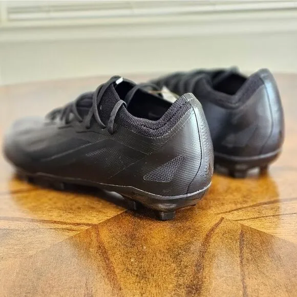 Adidas Crazyfast.1 FG Soccer Shoes Cleats Boys 5Y Triple Black Messi IE6636 New