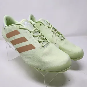 Adidas Cycling Shoes Mens 10 Pulse Green Copper The Road Logo 3 Stripes Lace Up