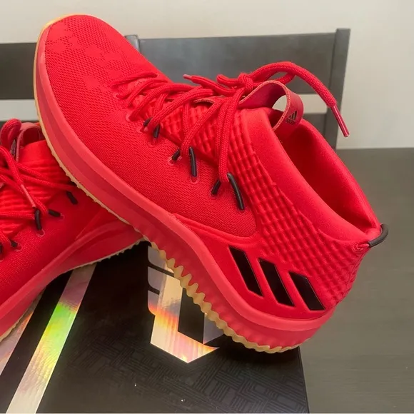 adidas Dame 4 'Red Gum' Men's Basketball Shoe Size 11.5
