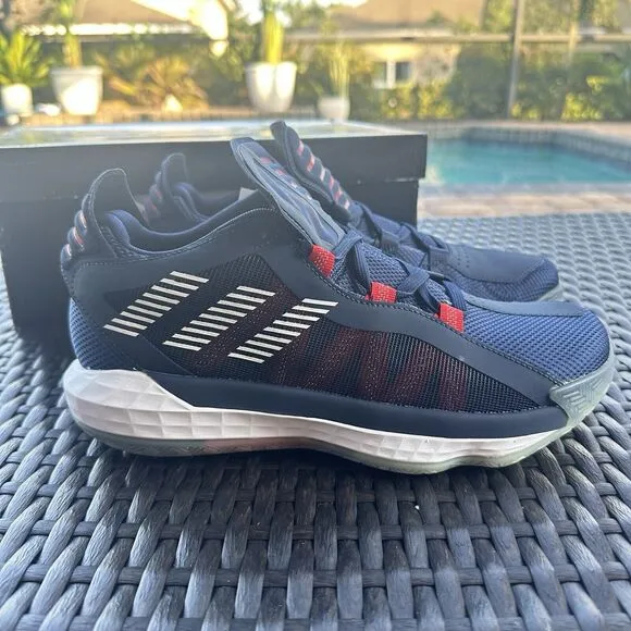 Adidas Dame 6 GCA Team USA Men's Basketball Shoes FY0871 Size 7.5