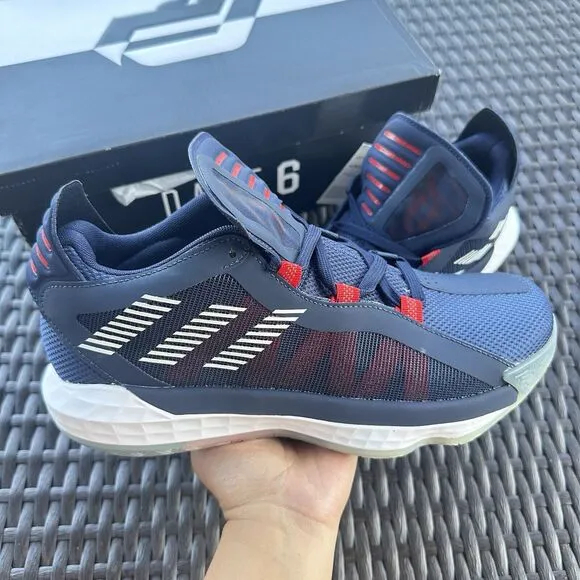 Adidas Dame 6 GCA Team USA Men's Basketball Shoes FY0871 Size 7.5