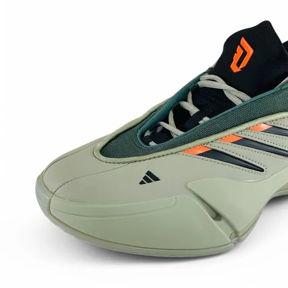 adidas Dame 9 Low Silver Pebble Army Green Men's Basketball Shoes JI1939