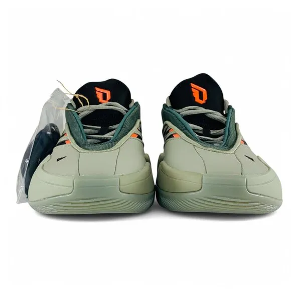 adidas Dame 9 Low Silver Pebble Army Green Men's Basketball Shoes JI1939