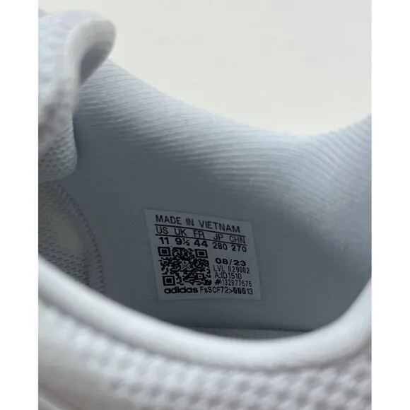 Adidas Defiant Speed Womens 11 White Silver Tennis Shoes Sneakers Low ID1510