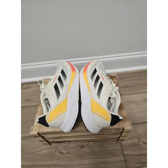 Adidas Duramo Speed Mens Sneakers Running Shoes Size 11.5 Color Ivory Solar Red