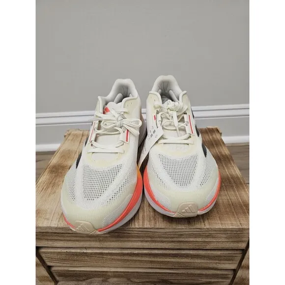 Adidas Duramo Speed Mens Sneakers Running Shoes Size 11.5 Color Ivory Solar Red