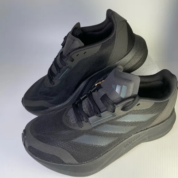 Adidas Duramo Womans Size 6 Speed Running Sneakers Shoes Black Carbon IE…
