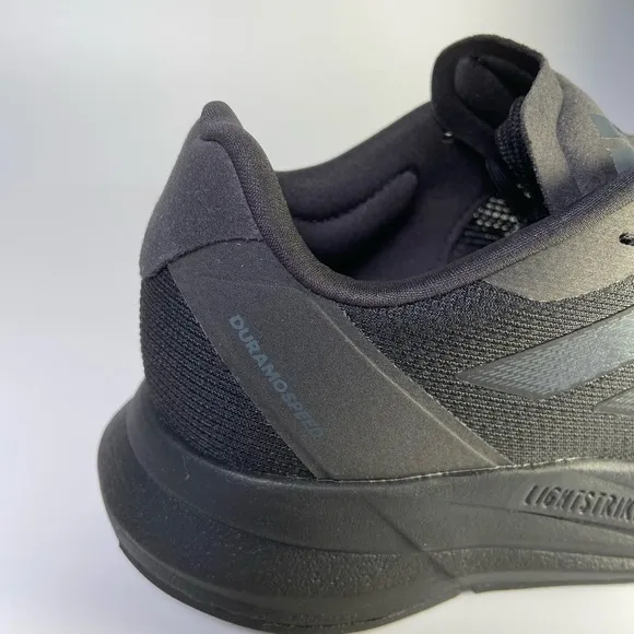 Adidas Duramo Womans Size 6 Speed Running Sneakers Shoes Black Carbon IE…