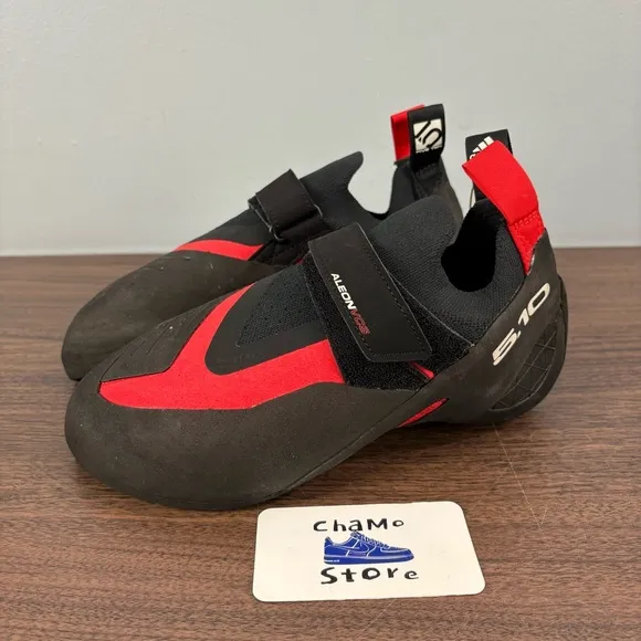 Adidas Five Ten 5.10 Aleon Climbing Shoes Black Red BC0861 Men’s Size