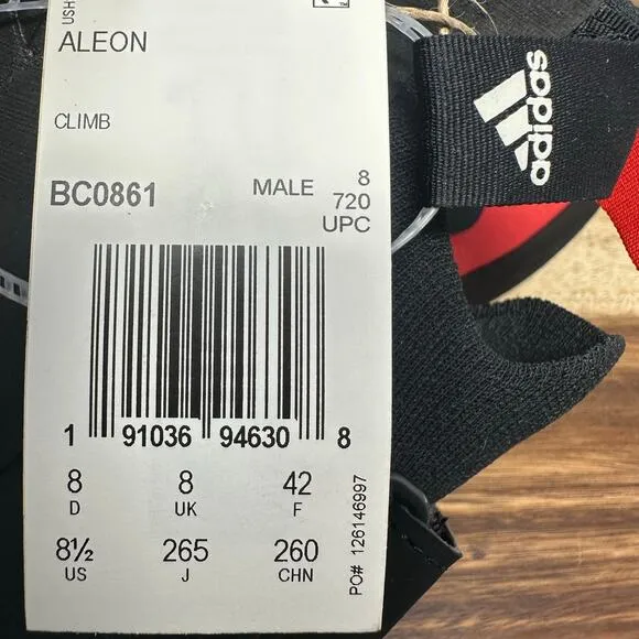 Adidas Five Ten 5.10 Aleon Climbing Shoes Men's 8.5/ Women's 9.5 Black Red